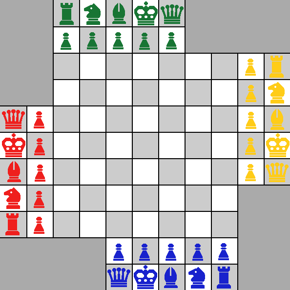 Pinwheel Chess Board