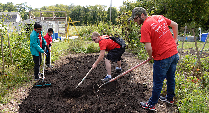 Shippensburg University Farm work