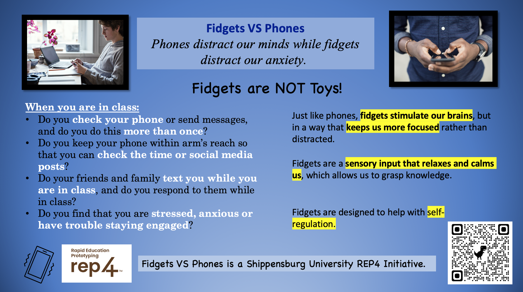 Fidget are not toys