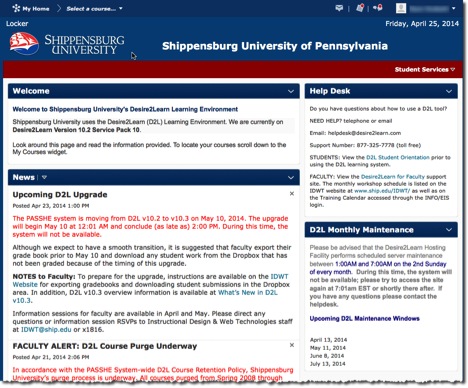 Shippensburg University Quick Start Guide