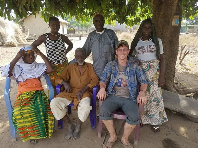 Jeremy Starr visiting African communities