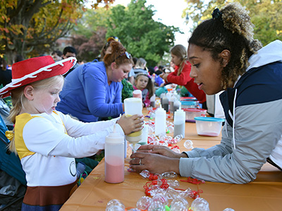 Student and Child activity