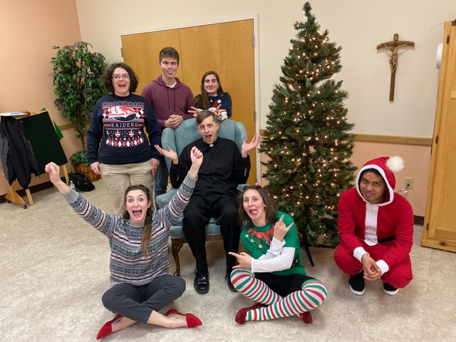 catholic ministries students having fun