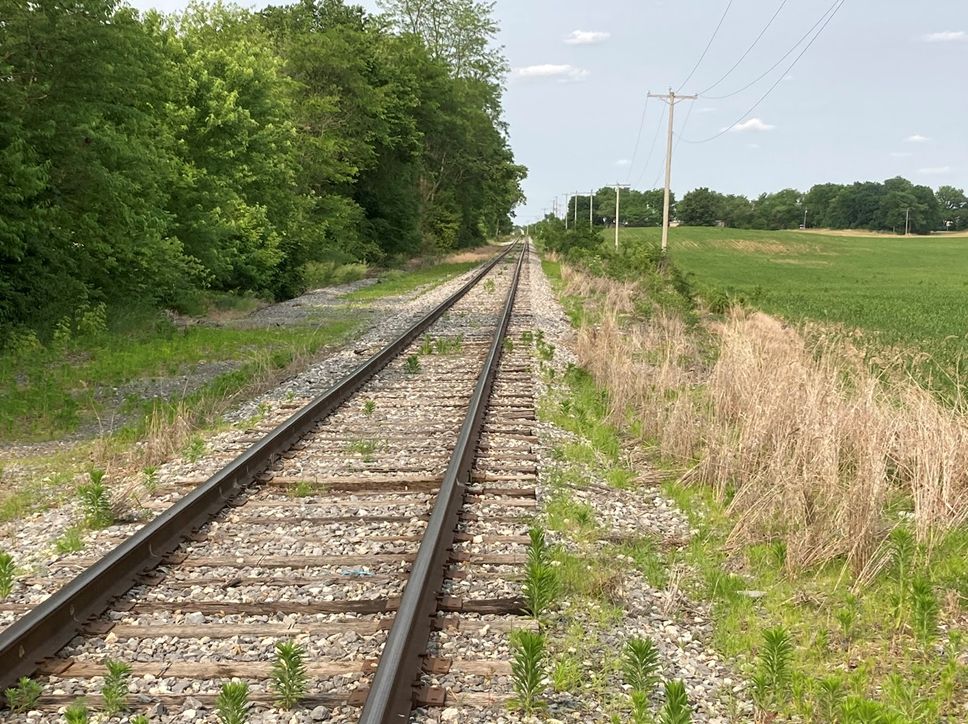 decorative: rail line