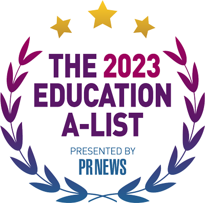 PRNEWS Education A-List logo