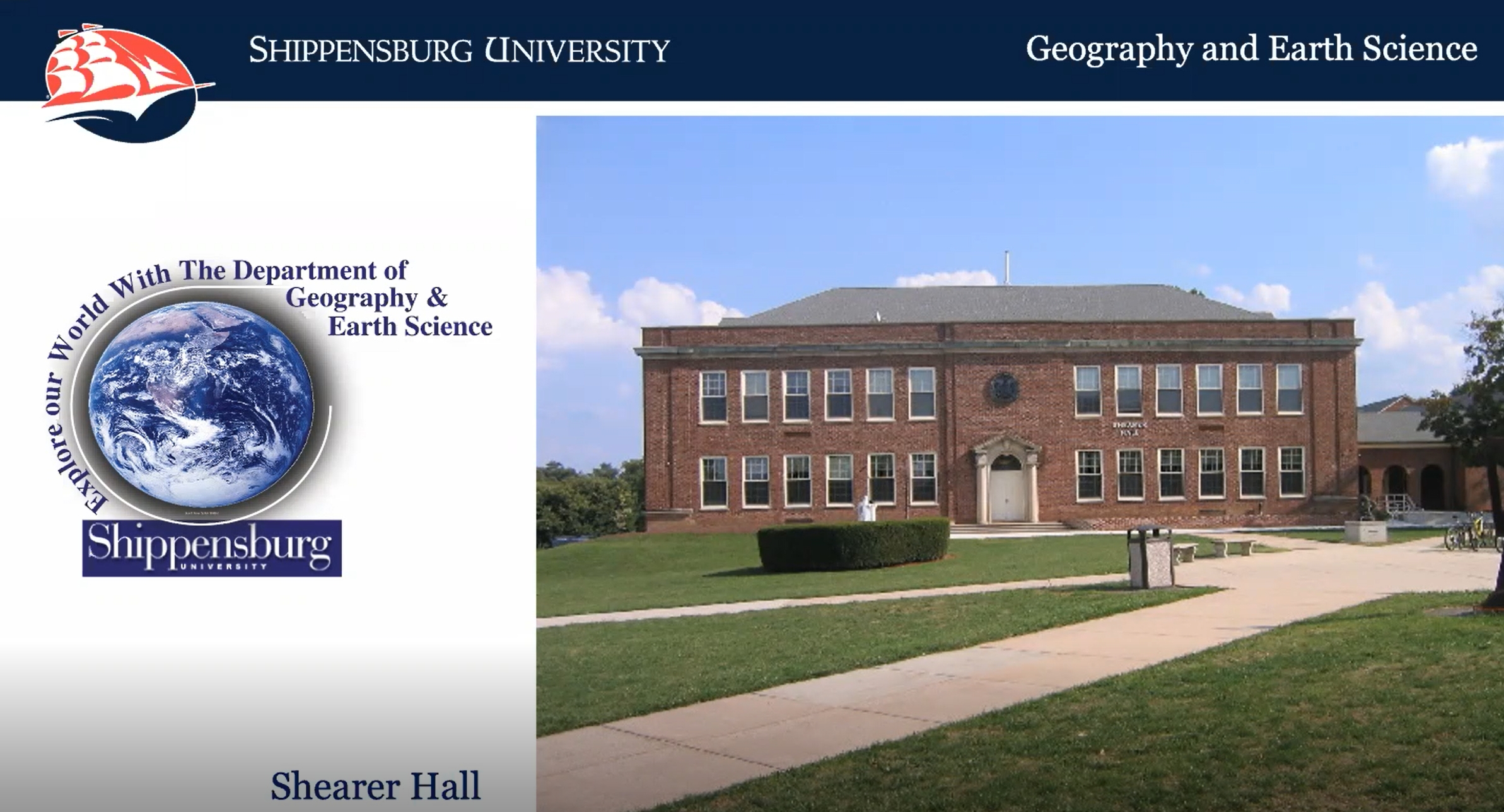 Shearer Hall: Department Tours